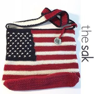 4th of July! The Sak American Flag Shoulder Purse